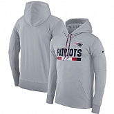 Men's New England Patriots Nike Team Name Performance Pullover Hoodie Gray,baseball caps,new era cap wholesale,wholesale hats